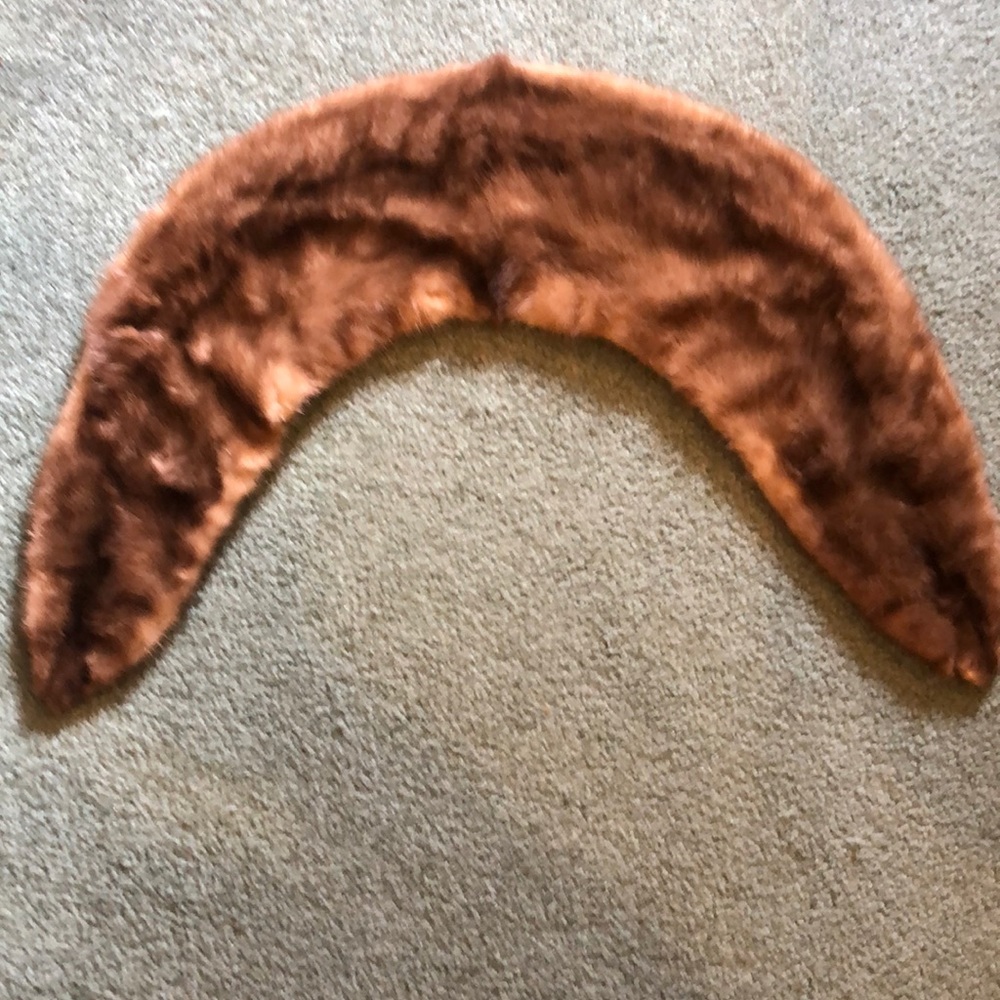 Fur mink Vintage collar